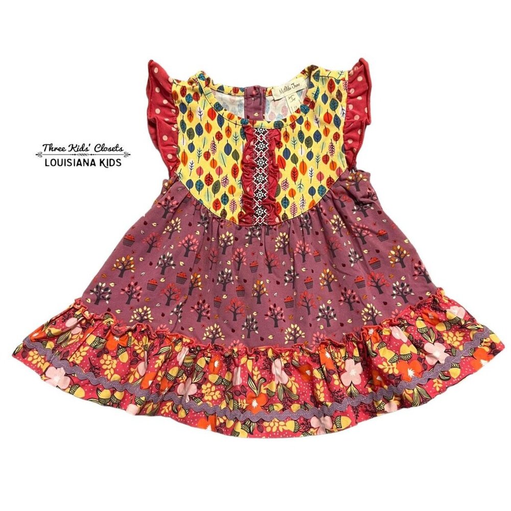 Matilda Jane 2Y Forever Friends Saffron Flutter Tunic Top